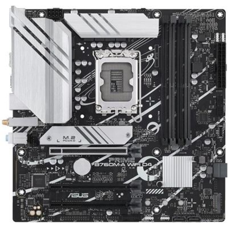 Carte mère ASUS PRIME B760M-A Wi-Fi D4 micro ATX Socket LGA1700 Chipset Intel B760