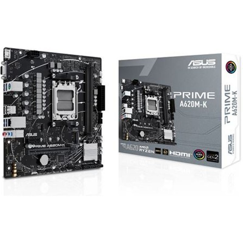 Carte mère ASUS PRIME A620M-K micro ATX Socket AM5 Chipset AMD A620
