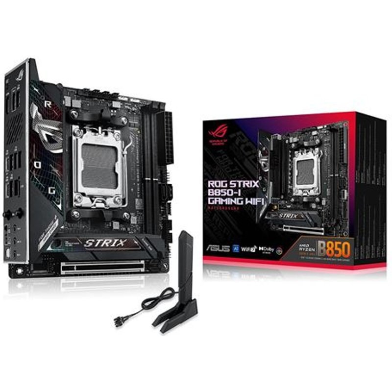 Carte mère ASUS ROG STRIX B850-I GAMING Wi-Fi mini ITX Socket AM5 Chipset AMD B850
