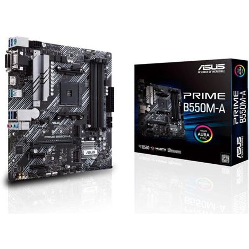 Carte mère ASUS PRIME AMD B550M-A micro ATX Socket AM4 Chipset AMD B550