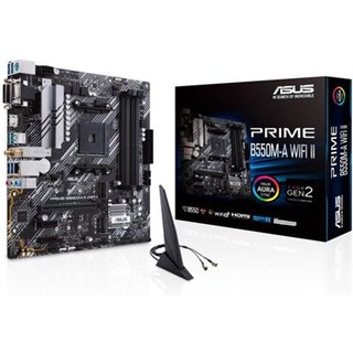 Carte mère ASUS PRIME AMD B550M-A Wi-Fi II micro ATX Socket AM4 Chipset AMD B550