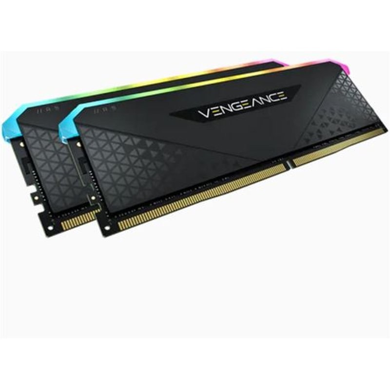 Barrette mémoire RAM Corsair VENGEANCE RGB RS 16 Go (Kit de 2 x 8 Go) DDR4 3200 MHz CL16