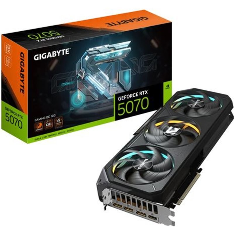 Carte graphique Gigabyte NVIDIA GeForce RTX 5070 GAMING OC 12G