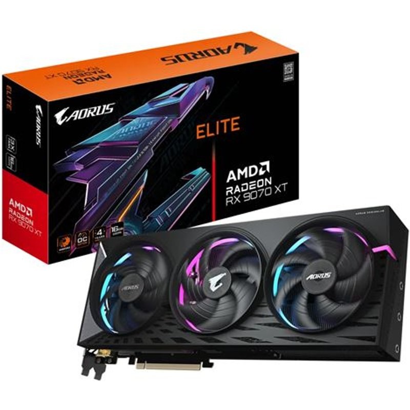 Carte graphique Gigabyte AMD Radeon RX 9070 XT ELITE 16G
