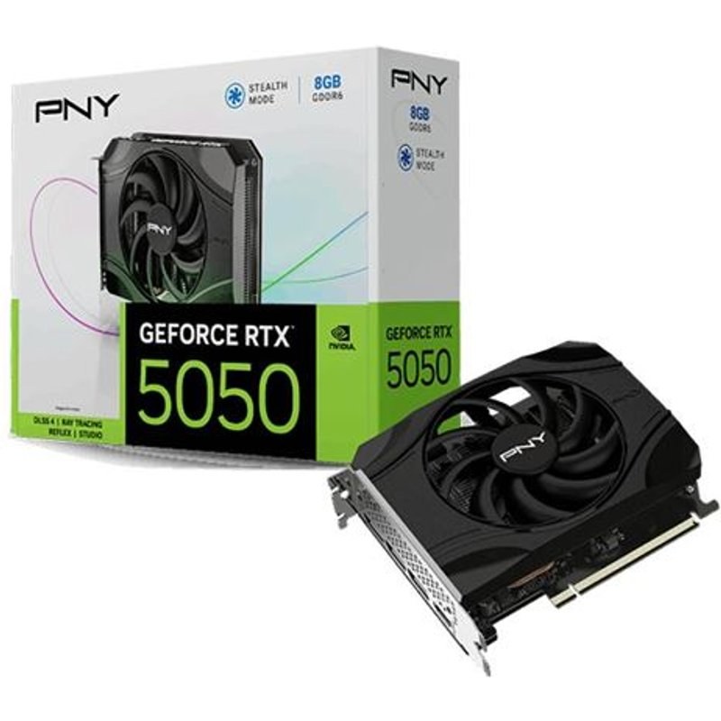 Carte graphique PNY NVIDIA GeForce RTX™ 5050 8G Single Fan