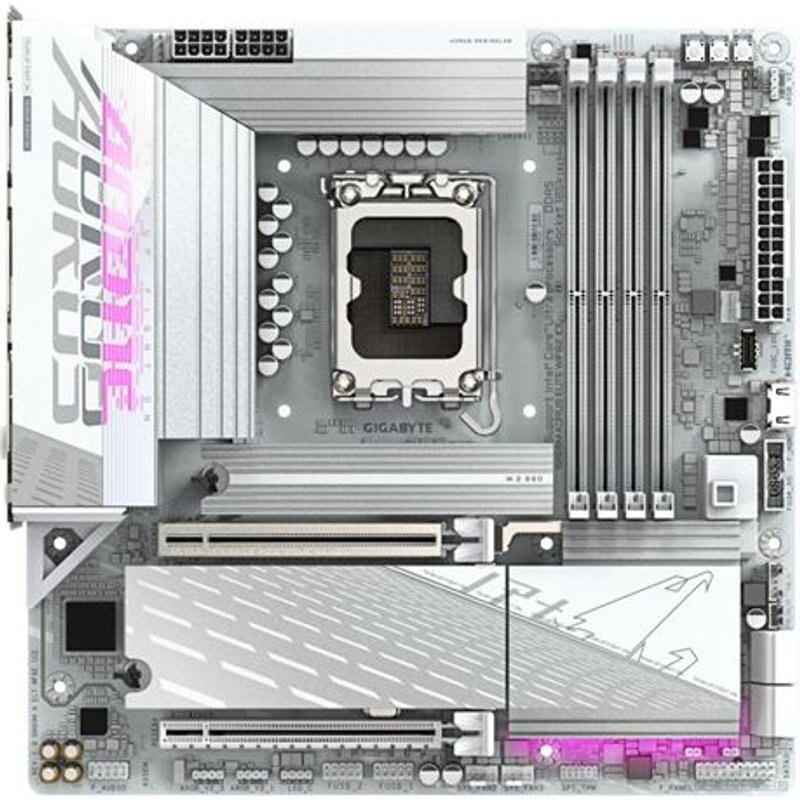 Carte mère Gigabyte AORUS B860M ELITE WIFI6E ICE micro ATX Socket LGA1851 Chipset AMD B850