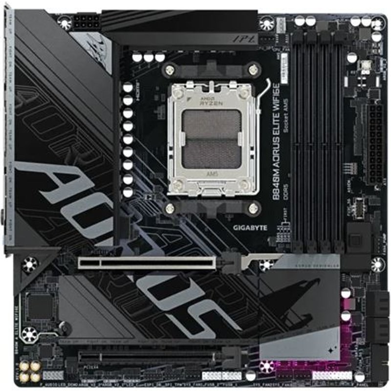Carte mère Gigabyte Aorus B840M Elite Wi-Fi 6E micro ATX Socket AM5 Chipset AMD B840