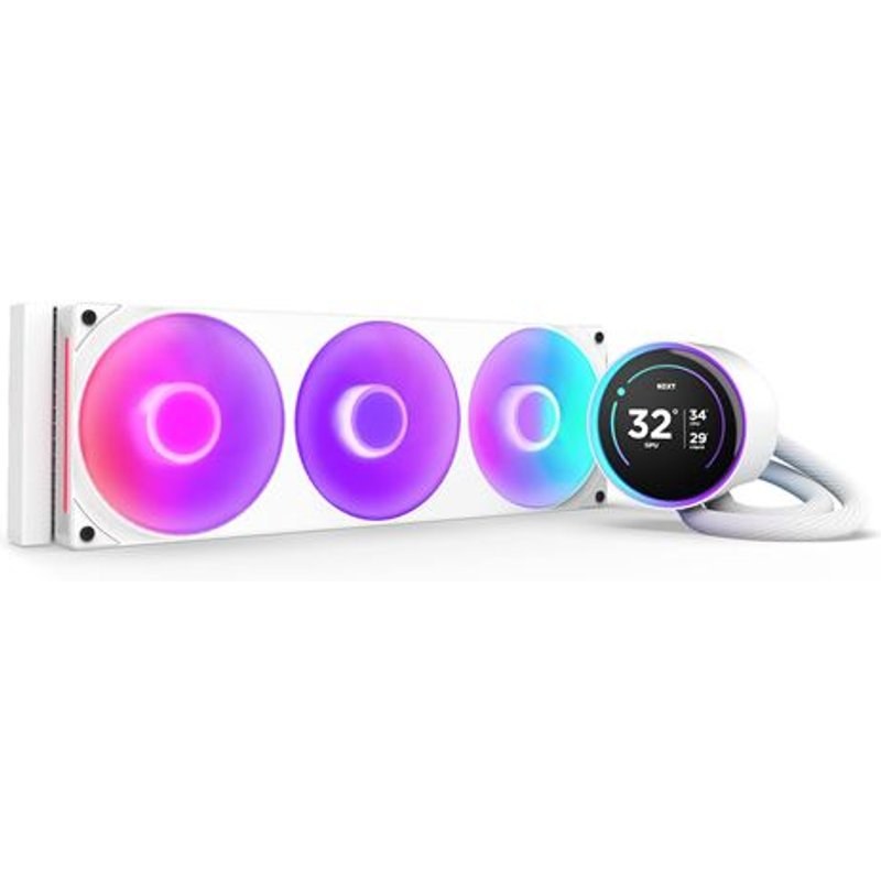 Kit Watercooling CPU NZXT Kraken Elite 360 RGB blanc
