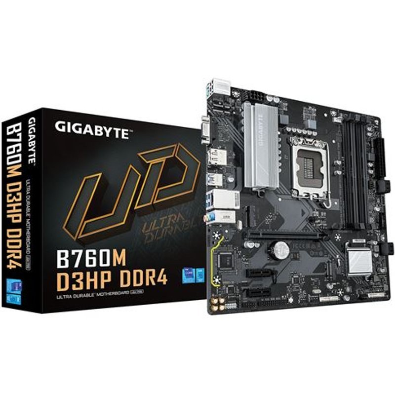 Carte mère Gigabyte B760M D3HP DDR4 Micro ATX Chipset Intel B760