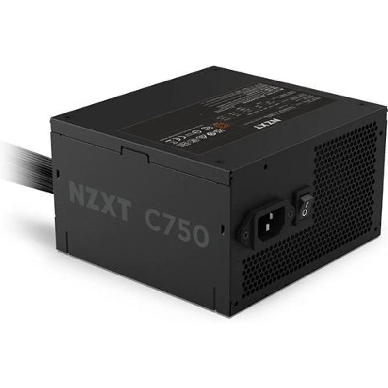 Alimentation PC non modulaire Nzxt C750 750W 80 PLUS Bronze Noir