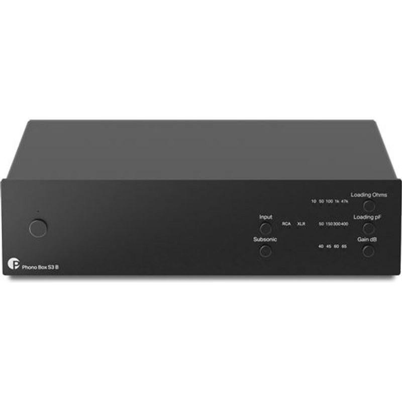 Préampli phono Pro-Ject Phono Box S3B MM/MC Symétrique Noir
