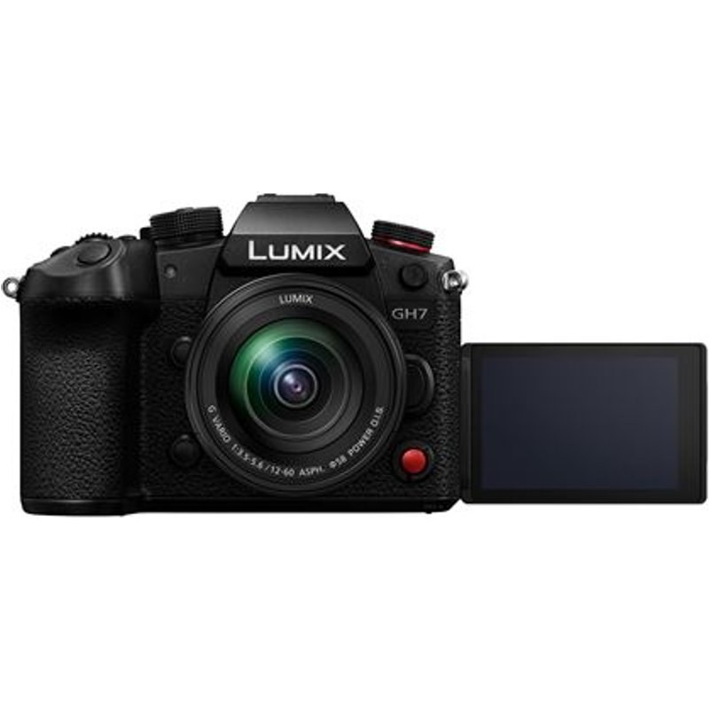 Panasonic Hybride Micro 4/3 Lumix GH7 noir + 12-60 mm Lumix
