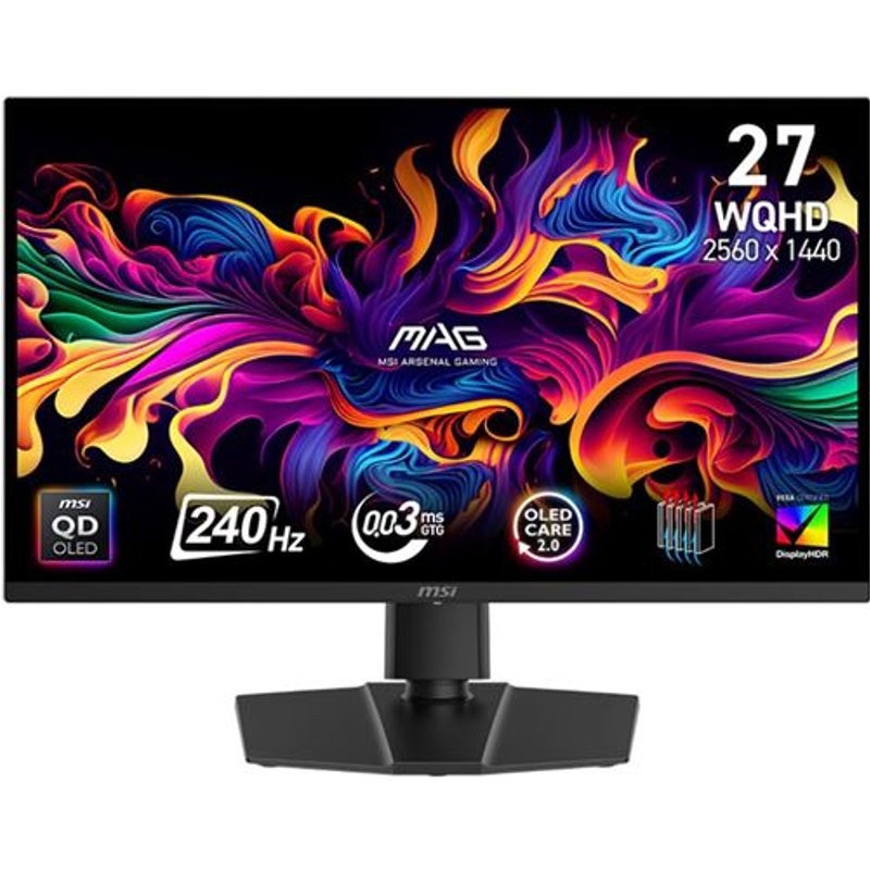 Écran PC Gaming MSI MAG 271QP QD-OLED X24 26,5" 240 Hz WQHD