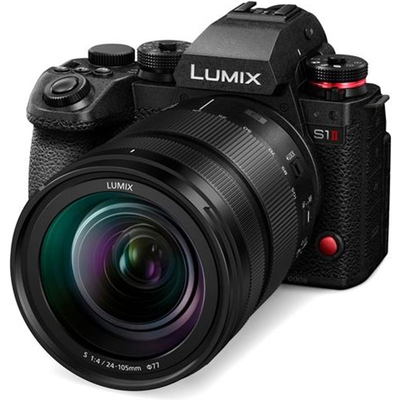 Panasonic kit Hybride Full Frame Lumix S1 II noir + Optique 24-105 mm