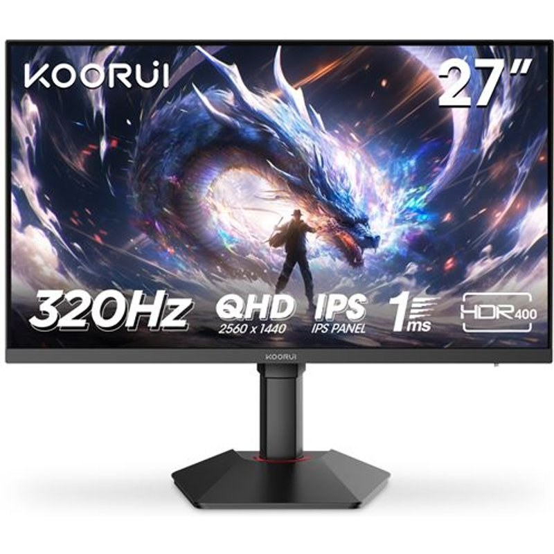 Écran PC Gaming Koorui G2721E 27" 320 Hz QHD