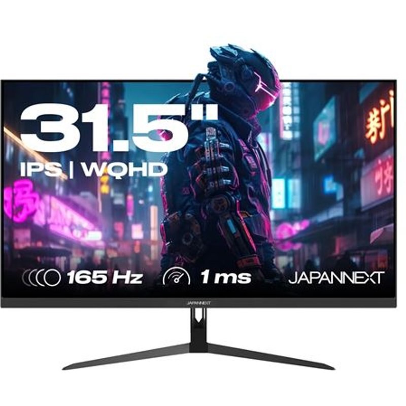 Écran PC gaming Japannext JN-IPS3150WQHDR165 31,5" 165 Hz WQHD