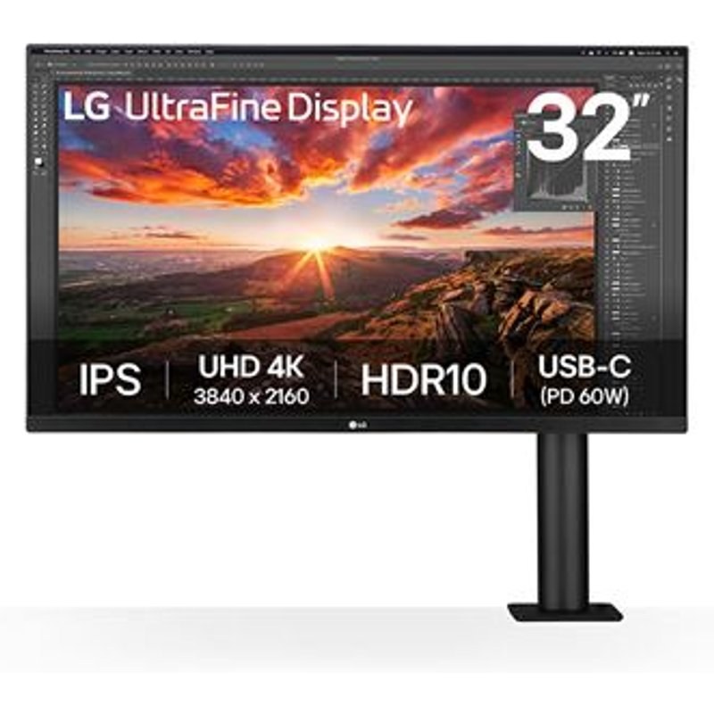 Écran PC LG 32UN880K-B 31.5" 3840 x 2160 4K Ultra HD LCD Noir