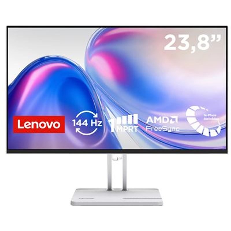 Écran PC Lenovo L24-45 23,8" Full HD Gris nuage