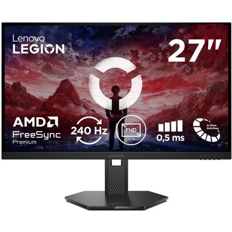 Écran PC Gaming Lenovo Legion 27-15 27" 240 Hz Full HD Noir corbeau