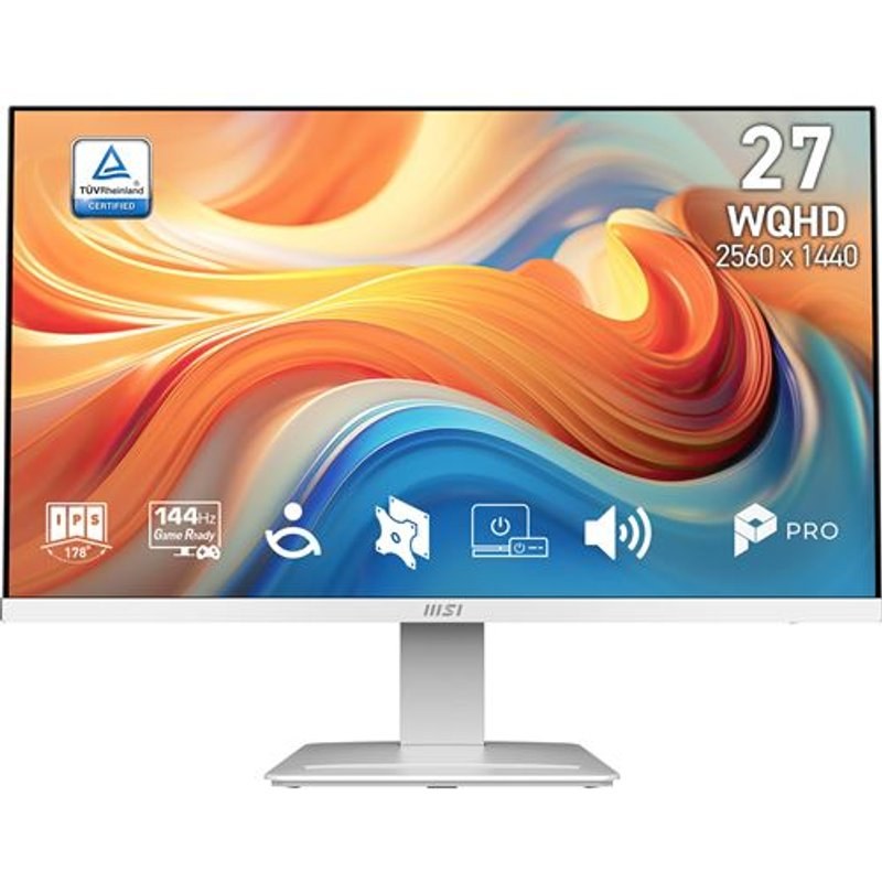 Écran PC MSI PRO MP273QW E14 27" WQHD Blanc