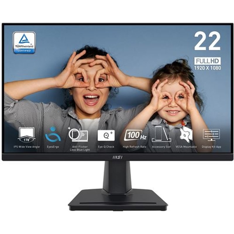 Écran PC MSI PRO MP225V 21,45" Full HD