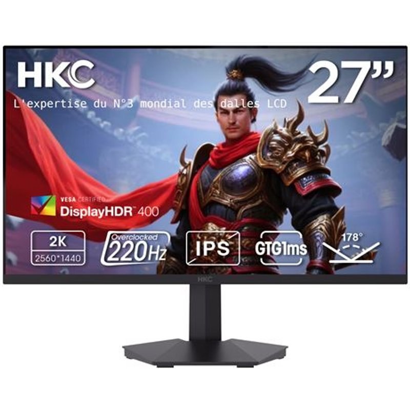Écran PC Gaming HKC G27H2D Pro 27" 220 Hz 2K QHD