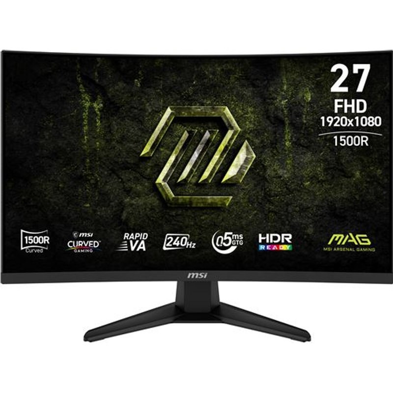 Écran PC gaming MSI MAG 275CF X24 27" Incurvé 240 Hz Full HD