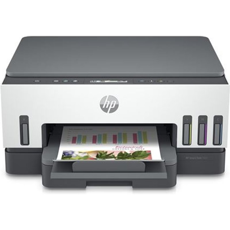 Imprimante tout-en-un HP Smart Tank Plus 7005 Jet d'encre couleur Copie Scan Blanc et gris