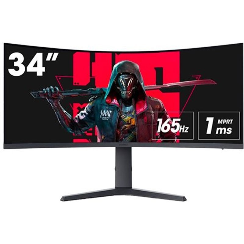 Moniteur semi pro gaming Koorui 34E6UC 34" Incurvé 165 Hz WQHD