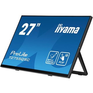 Écran PC Iiyama ProLite T2755QSC-B1 27" QHD Noir mat