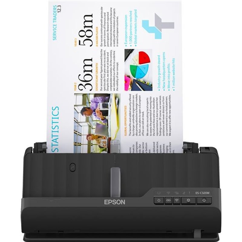 Scanner portable Epson ES-C320W Noir