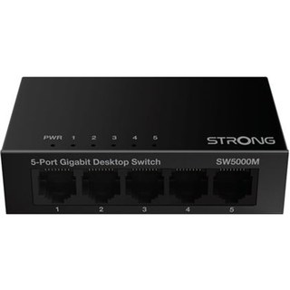 Switch Ethernet Strong SW5000M 5 ports Gigabit Métal Noir