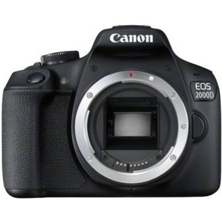 Appareil Photo Reflex Canon EOS 2000D Boîtier nu Noir