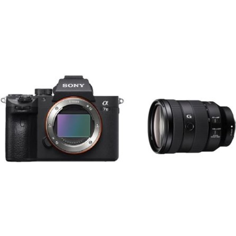 Hybride Sony Alpha A7 III Boîtier Nu + Objectif hybride FE 24–105 mm F4 G OSS