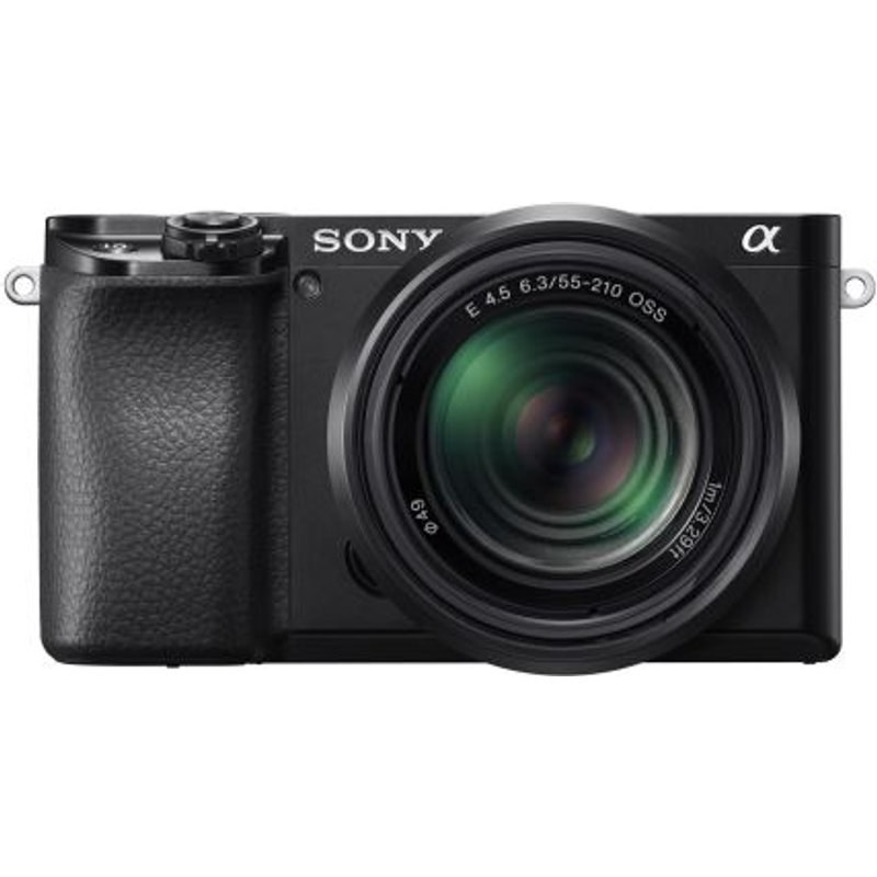 Appareil photo hybride Sony Alpha A6100 noir + objectif Sony E PZ 16-50 mm f/3.5-5.6 OSS + objectif Sony E 55-210 mm f/4.5-6.3 OSS