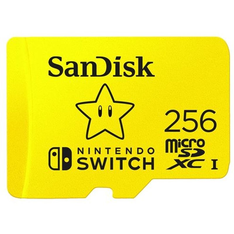Carte mémoire microSDXC SanDisk pour Nintendo Switch 256 Go