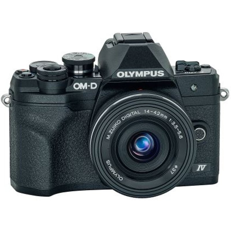 Appareil photo hybride Olympus OM-D E-M10 Mark IV noir + ED 14-42 mm f/3.5-5.6 EZ MSC Pancake noir