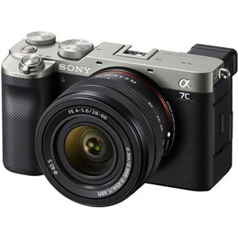 Appareil photo hybride Sony Alpha 7C Argent + Objectif FE 28-60 mm f/4-5.6