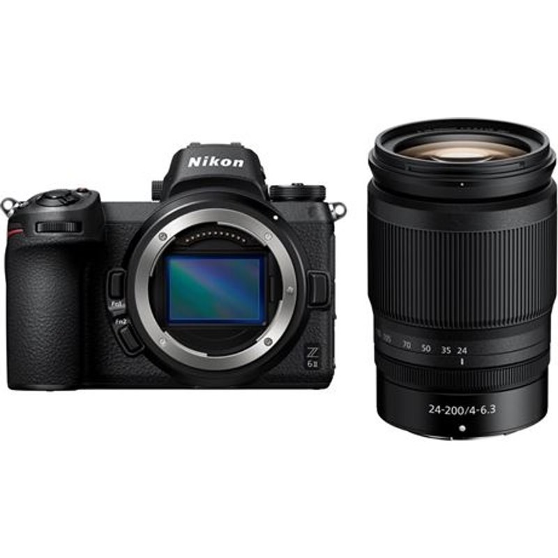 Appareil photo hybride Nikon Z 6II noir + Z 24-200 mm f/4-6.3 VR