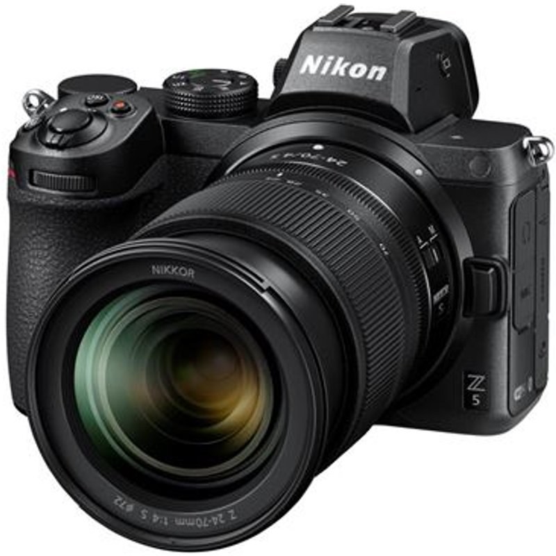 Appareil photo hybride Nikon Z5 noir + Z 24-70 mm f/4 S