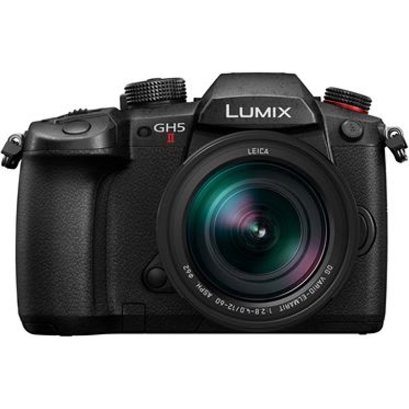 Appareil photo hybride Panasonic Lumix GH5 Mark II + Leica DG Vario Elmarit 12-60 mm f/2.8-4.0 ASPH O.I.S Noir