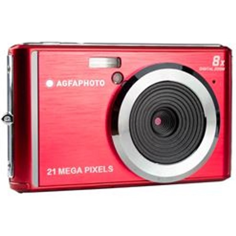 Appareil photo compact Agfaphoto DC5200 Compact Cam Rouge et argent