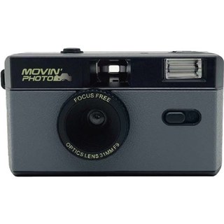 Movin Photo Appareil photo argentique compact 24X36 Movincam Gris Réutilisable