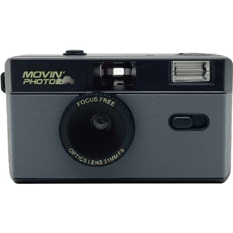Movin Photo Appareil photo argentique compact 24X36 Movincam Gris Réutilisable