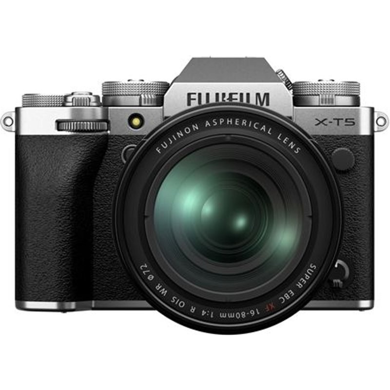 Appareil photo hybride Fujifilm X-T5 Argent + Objectif XF 16-80 mm f/4 R OIS WR