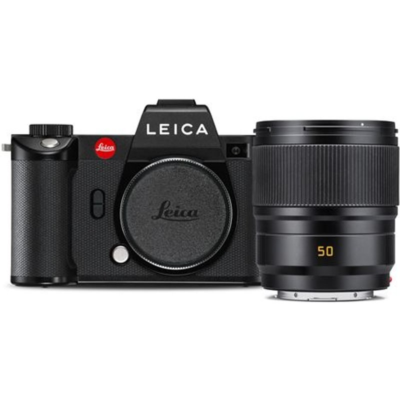 Appareil photo hybride Leica SL2 + Summicron SL 50 mm f/2 ASPH noir