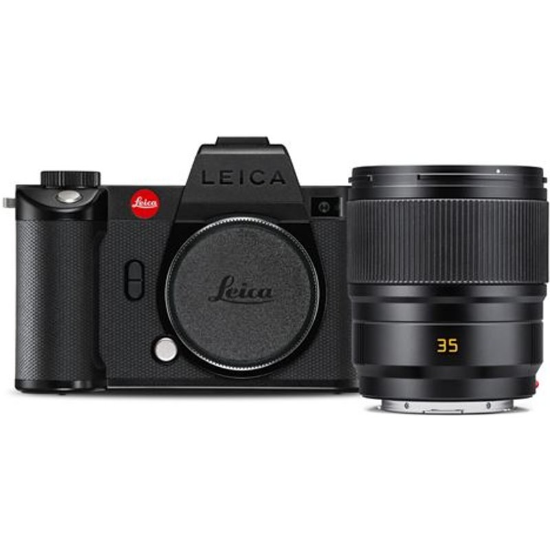 Appareil photo hybride Leica SL2-S + Summicron SL 35 mm f/2 ASPH noir
