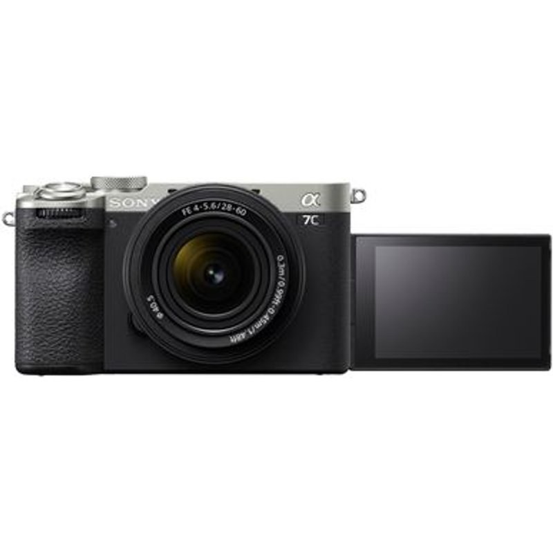 Appareil photo hybride Sony Alpha 7C II 28-60 mm f/4 Argent