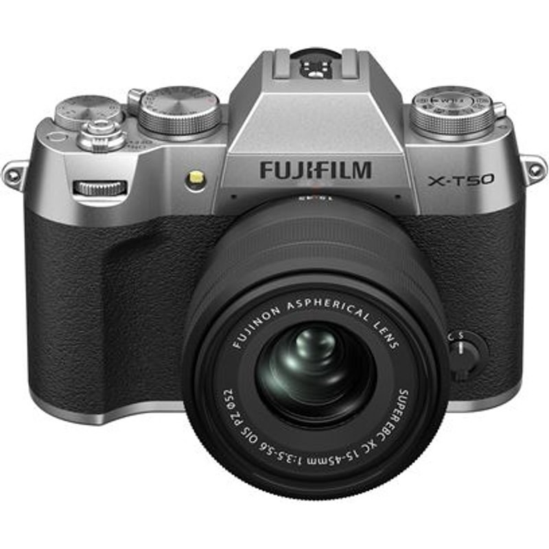 Kit Appareil photo hybride Fujifilm X-T50 Argent + XC15-45 mm