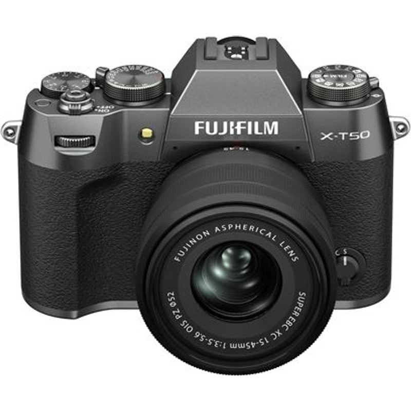 Kit Appareil photo hybride Fujifilm X-T50 Argent anthracite + XC15-45 mm